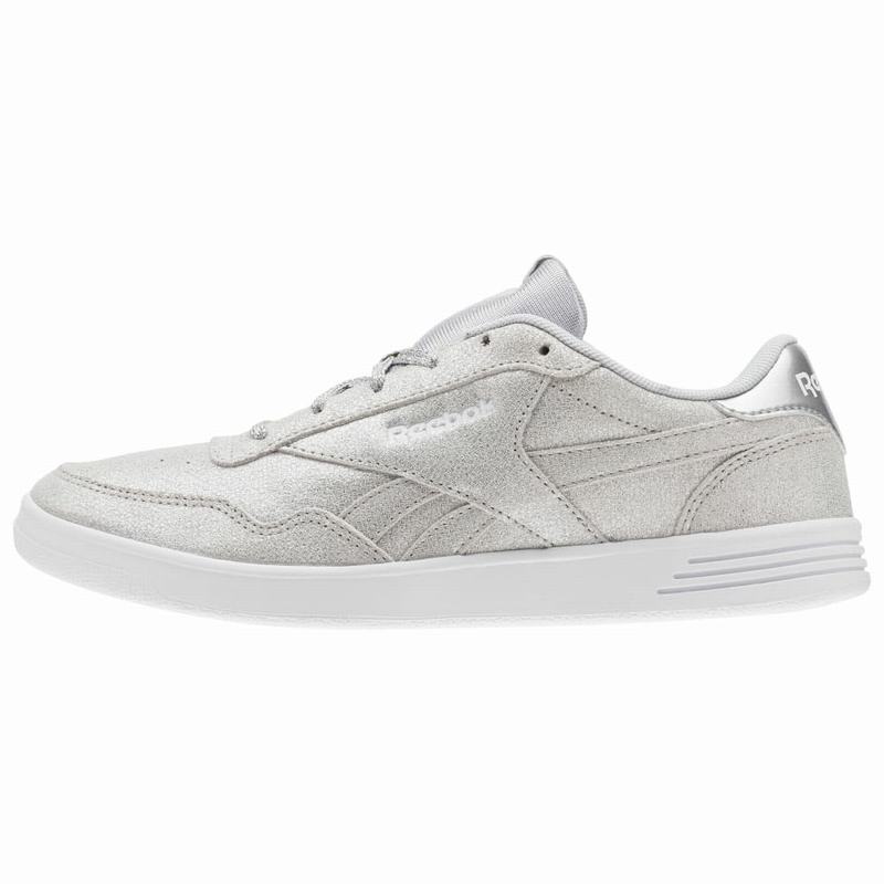 Tenisi Reebok Royal Techque T Dama Argintii Metal/Albi/Gri Romania VA6803RN